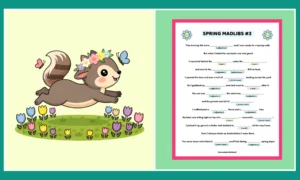 Free Printable Spring Mad Libs For Kids Worksheet 3