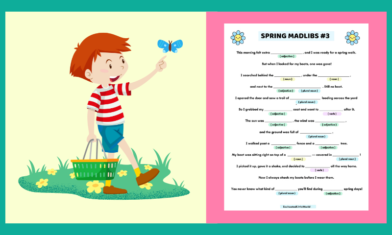 Free Printable Spring Mad Libs #3