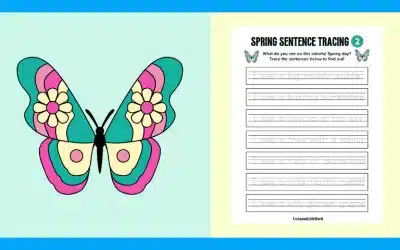 Free Printable Spring Sentences