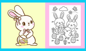 Free Printable Easter Coloring Page #19