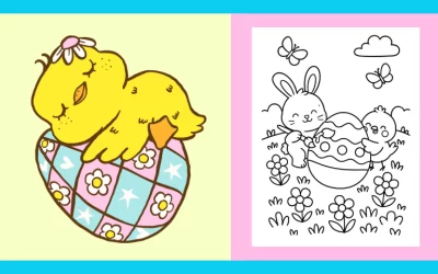 Free Printable Easter Coloring Page #21