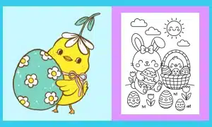 Free Printable Easter Coloring Page #22