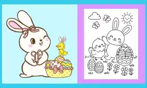 Free Printable Easter Coloring Page #24