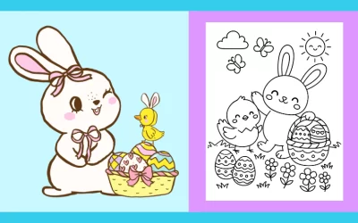 Free Printable Easter Coloring Page #24
