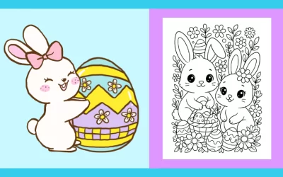 Free Printable Easter Coloring Page #12
