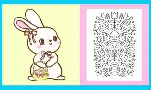 Free Printable Easter Coloring Page #11