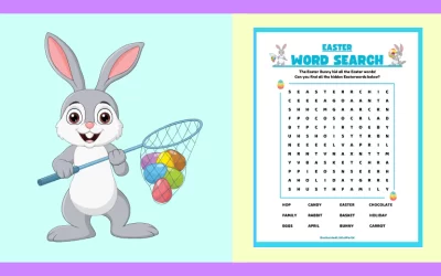 Free Printable Easter Wordsearch