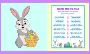 Free Easter Would You Rather For Kids