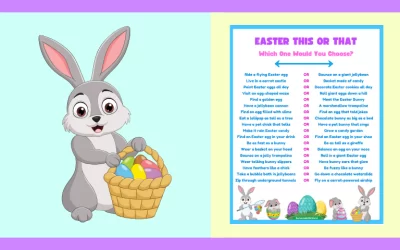 Free Printable Easter Would You Rather