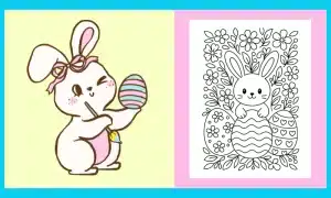 Free Printable Easter Coloring Page #9
