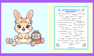 Free Easter Mad Libs: Mystery Map