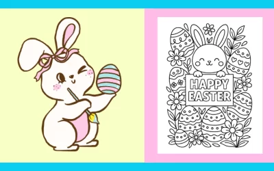 Free Printable Easter Coloring Page #25