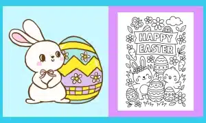 Free Printable Easter Coloring Page #26