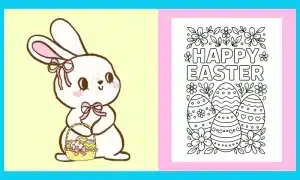 Free Printable Easter Coloring Page #27