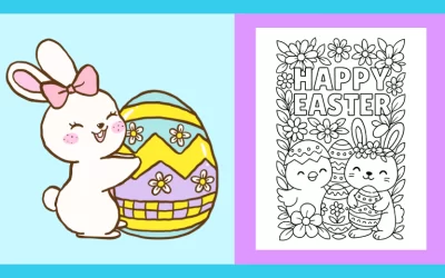 Free Printable Easter Coloring Page #28