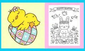Free Printable Easter Coloring Page #29