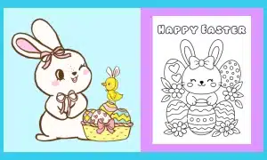 Free Printable Easter Coloring Page #32