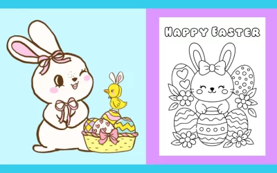 Free Printable Easter Coloring Page #32