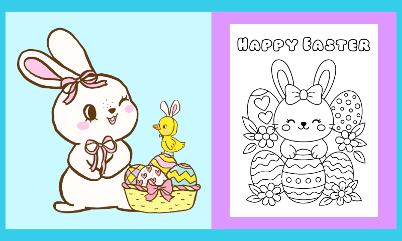 Free Printable Easter Coloring Page #32