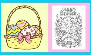 Free Printable Easter Coloring Page #33