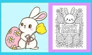 Free Printable Easter Coloring Page #34