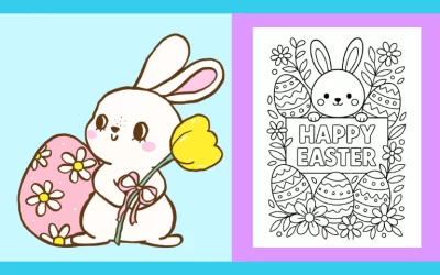Free Printable Easter Coloring Page #34