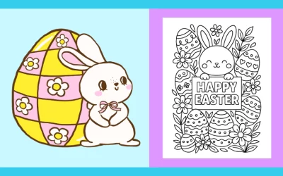 Free Printable Easter Coloring Page #36