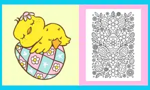 Free Printable Easter Coloring Page #13