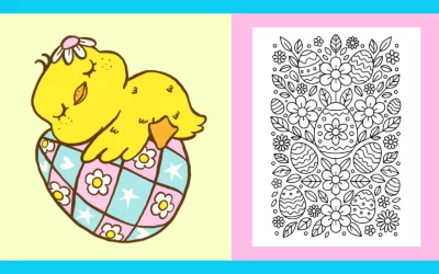 Free Printable Easter Coloring Page #13