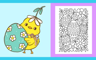 Free Printable Easter Coloring Page #14
