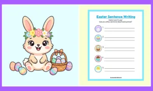 Free Easter Sentence Builder Worksheet
