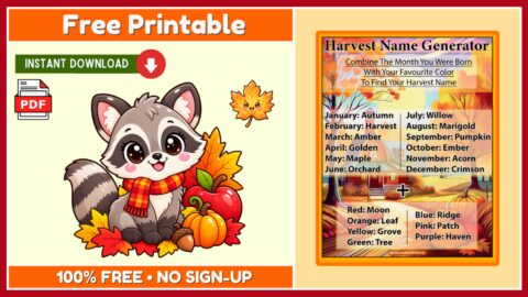 Free Harvest Name Generator