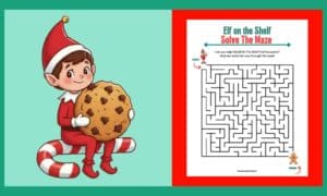 Free Elf On The Shelf Maze 2: Medium