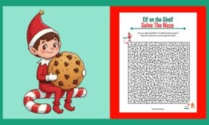Free Elf On The Shelf Maze 4: Difficult