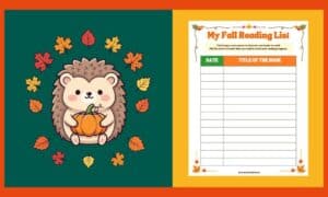 Free Printable Fall Reading List Tracker