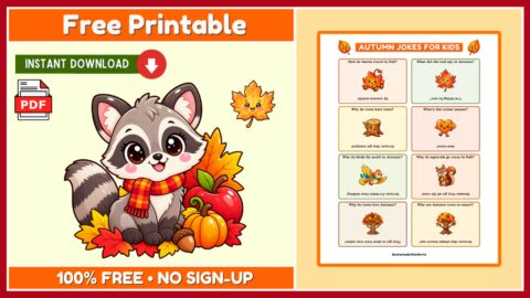 Free Autumn Lunchbox Jokes
