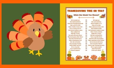 Free Thanksgiving Would You Rather