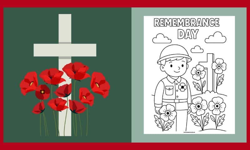 Free Printable Remembrance Day Coloring 2