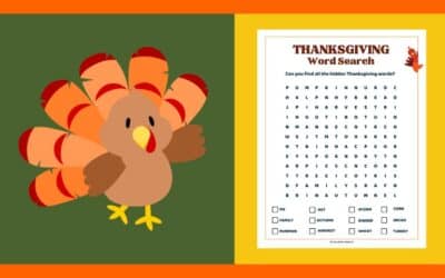 Free Thanksgiving Word Search