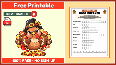 Free Thanksgiving Code Breaker