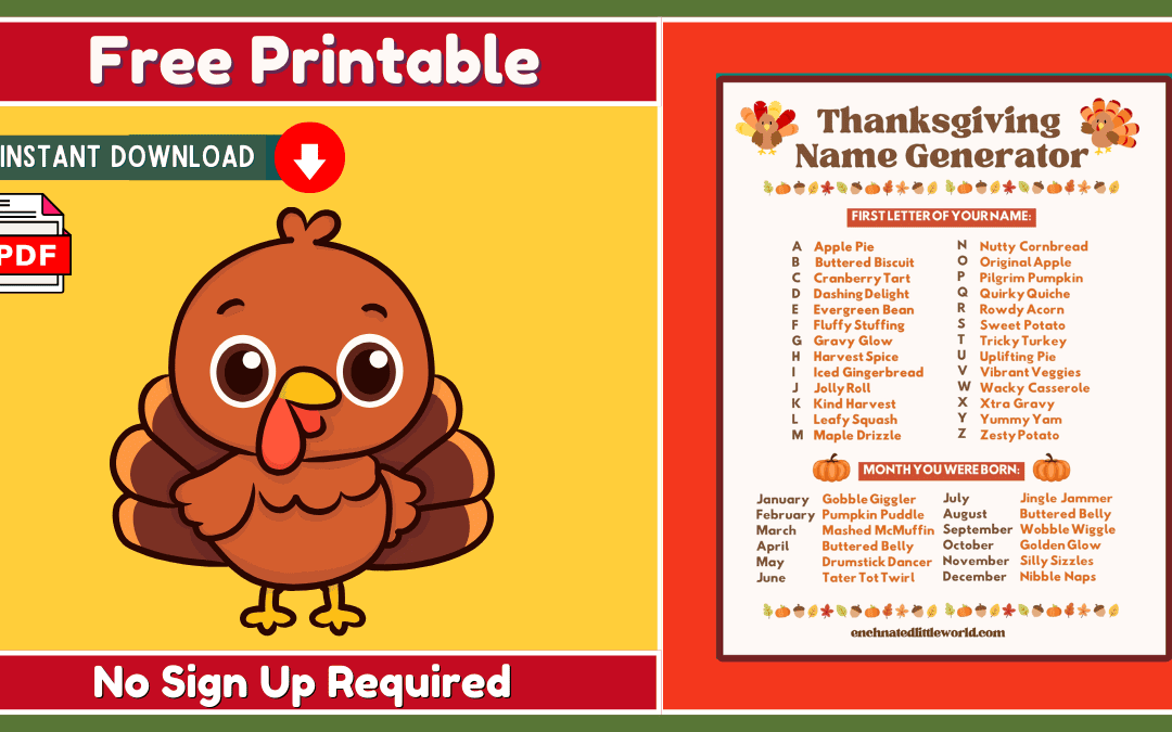 Free Thanksgiving Name Generator