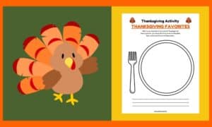 Free Thanksgiving Coloring Activity