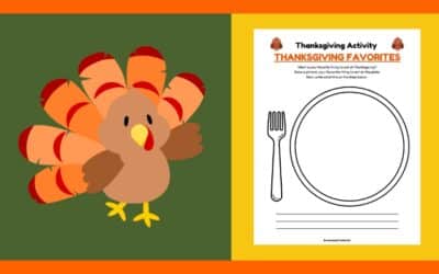Free Thanksgiving Coloring Activity