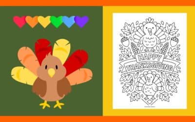 Free Thanksgiving Coloring Page 13