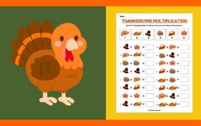Free Thanksgiving Math Worksheet 4