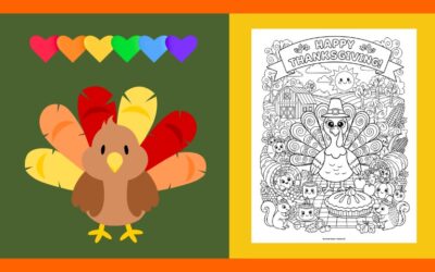 Free Thanksgiving Coloring Page 11