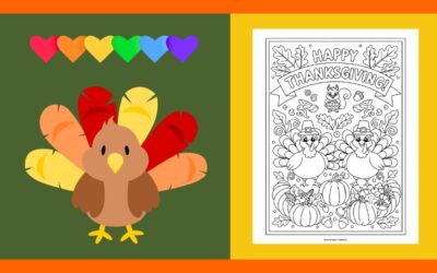 Free Thanksgiving Coloring Page 12