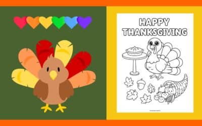 Free Thanksgiving Coloring Page 2