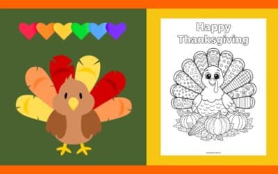 Free Thanksgiving Coloring Page 7