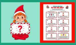 Free Printable Elf On The Shelf Scavenger Hunt